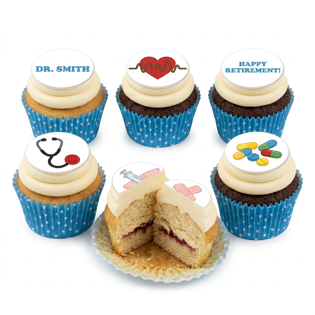 Medical Theme Cupcakes