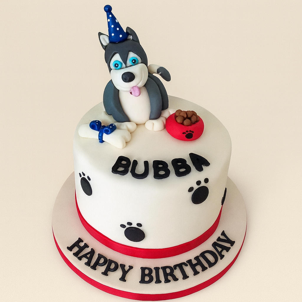 Dog cake 