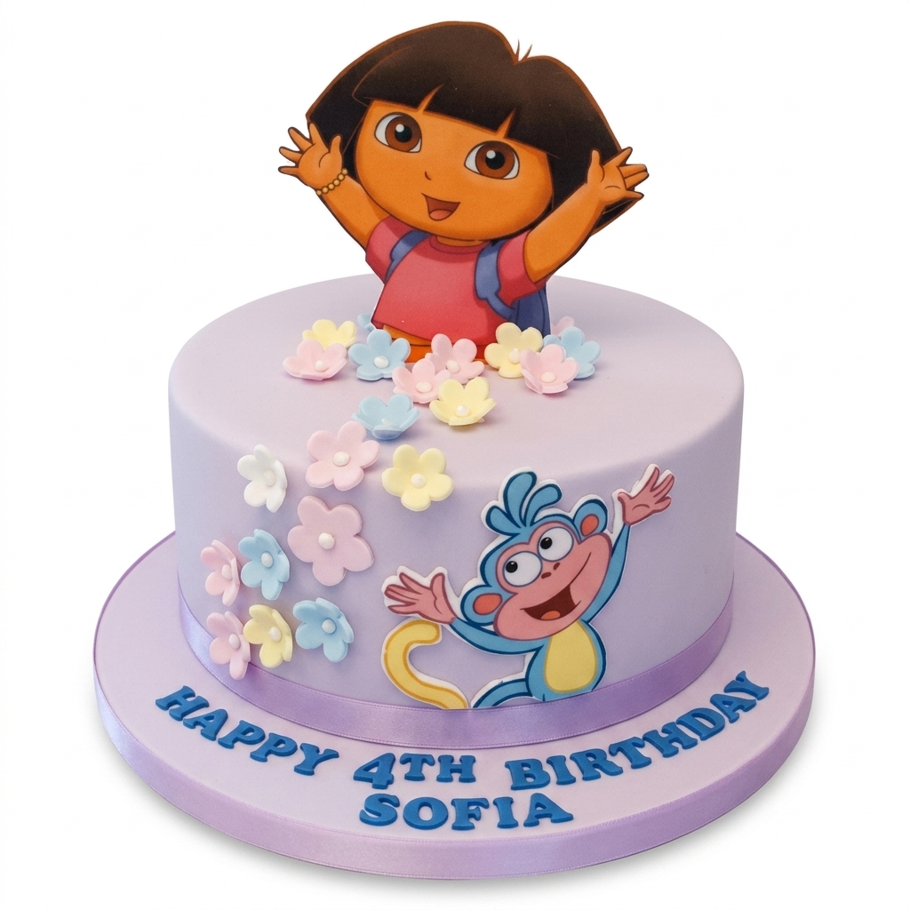 Dora the Explorer Birthday Cake