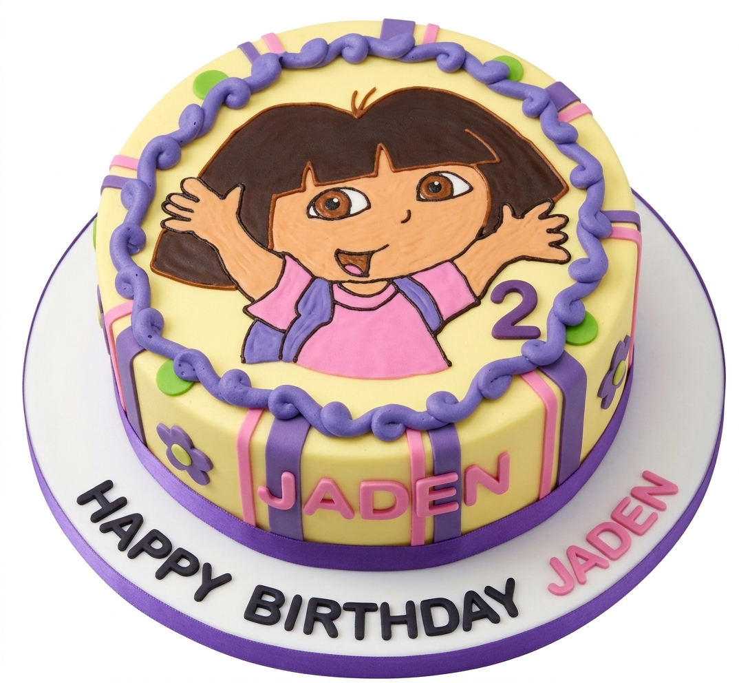 Dora the Explorer Kids Birthday Cake