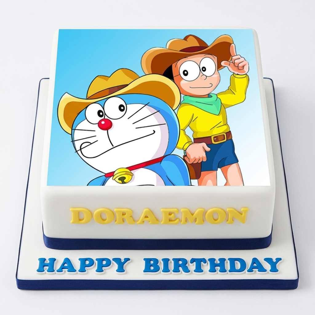 Doraemon Birthday Cake for Kids