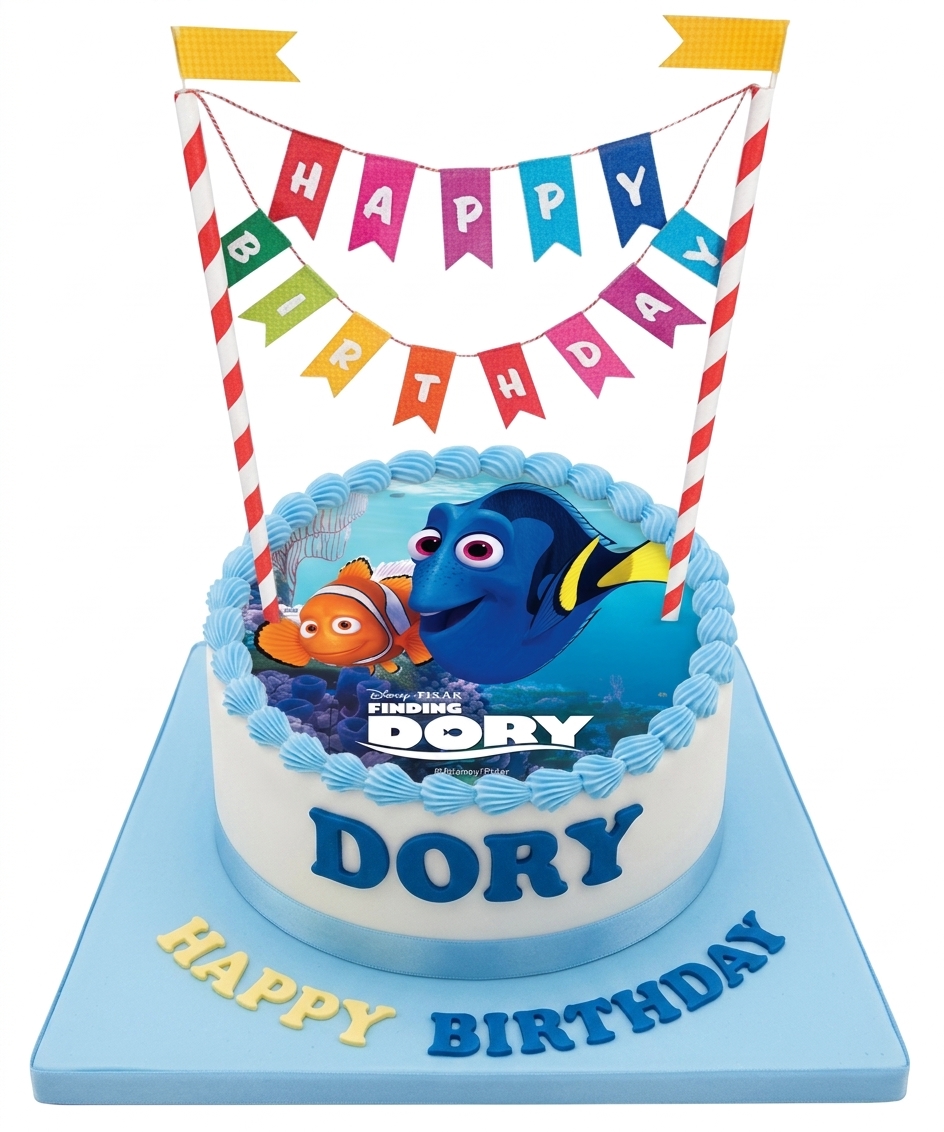Finding Dory Kids Birthday Cake