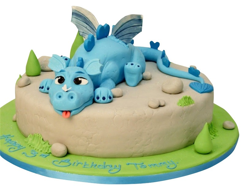 Dragon Theme Cake 