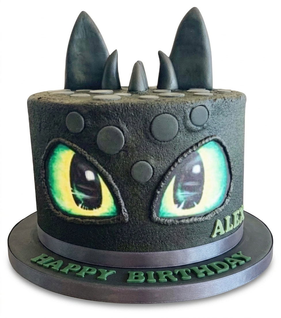 How To Train Your Dragon Toothless Birthday Cake