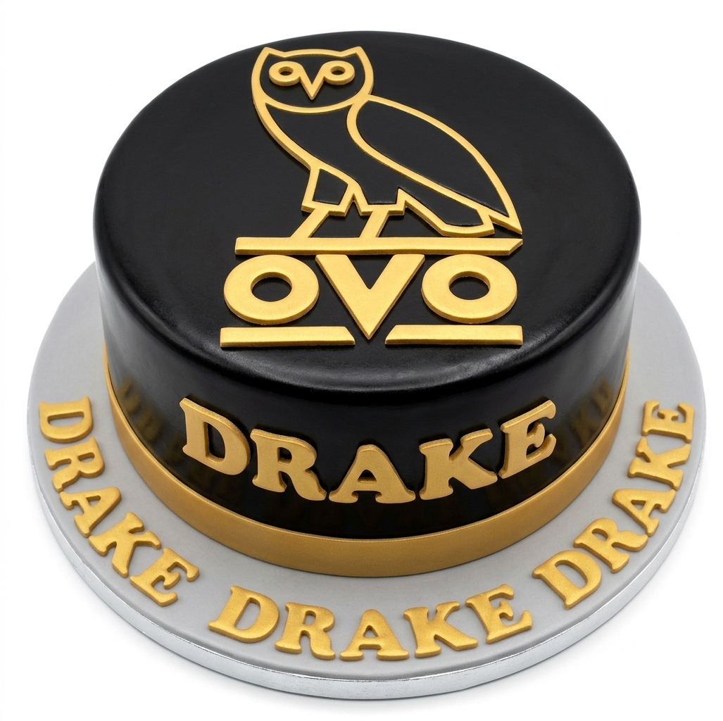 Drake OVO Birthday Cake