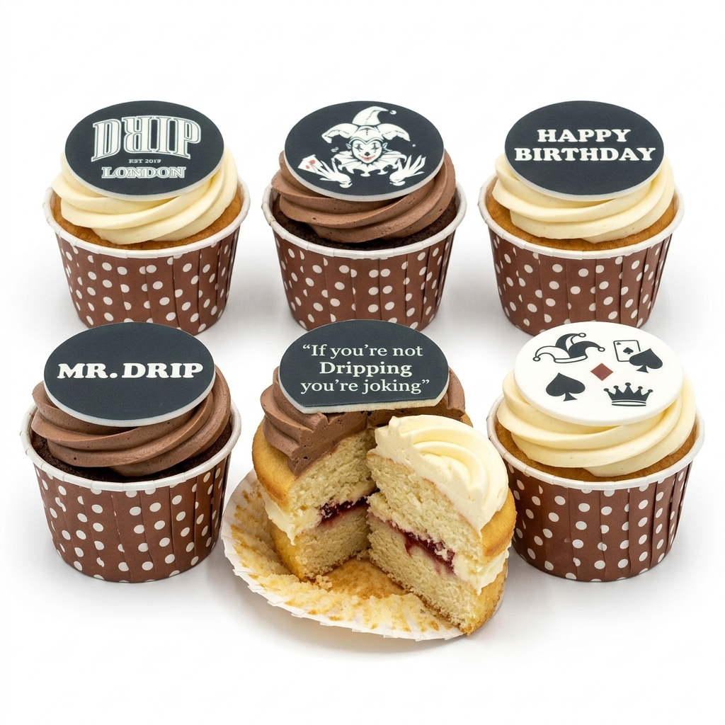 Casino Theme Birthday Cupcakes