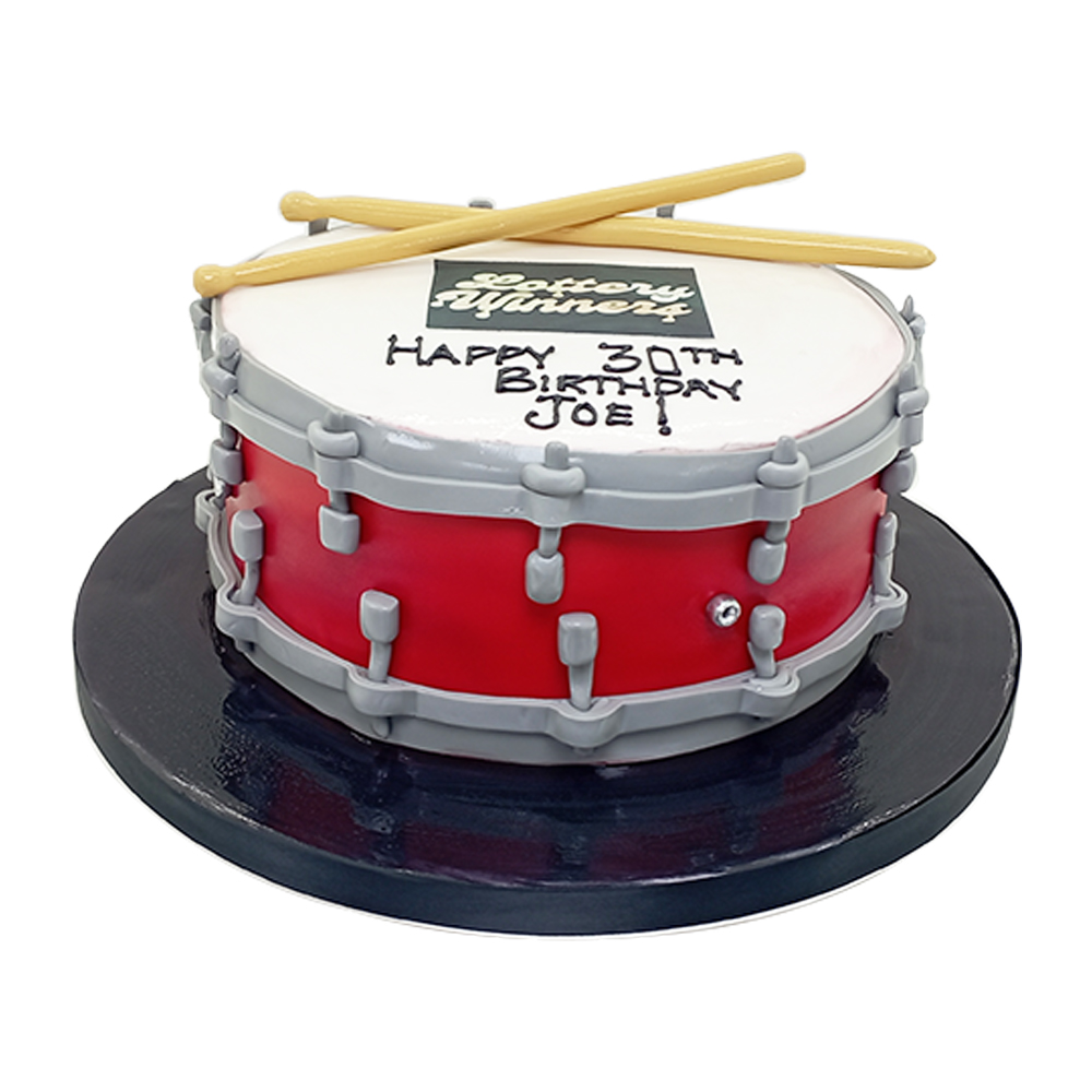 3D Drum Cake