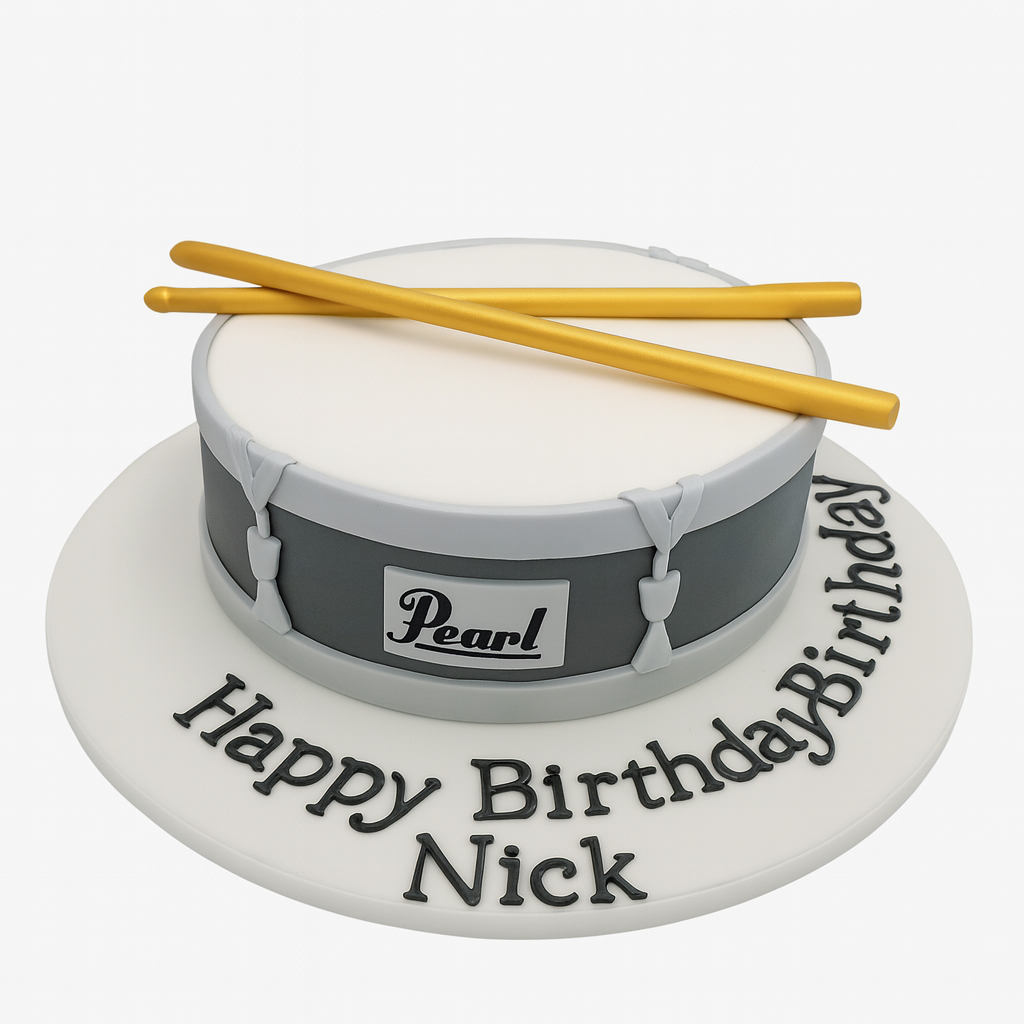 Drum Set Cake