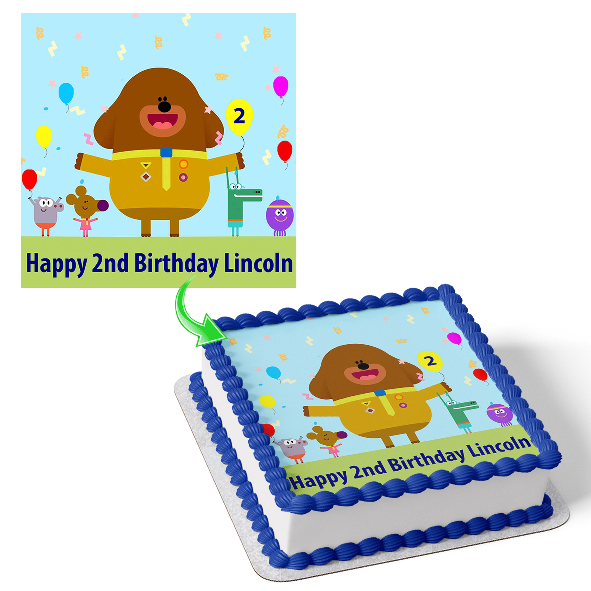 Duggee Photo Cake  