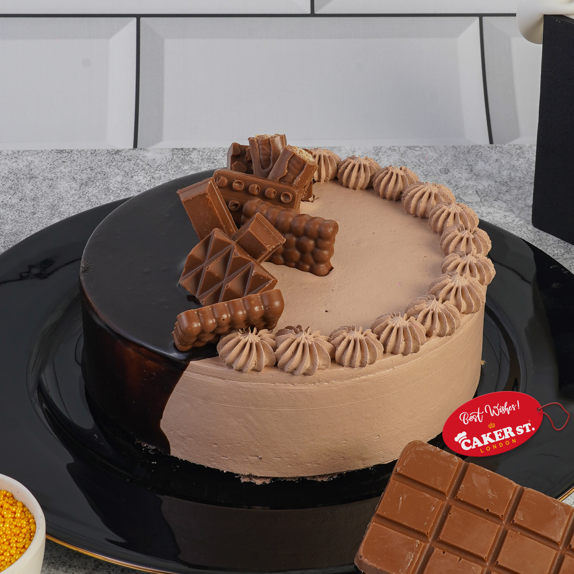 Duo Chocolate Harmony Cake 