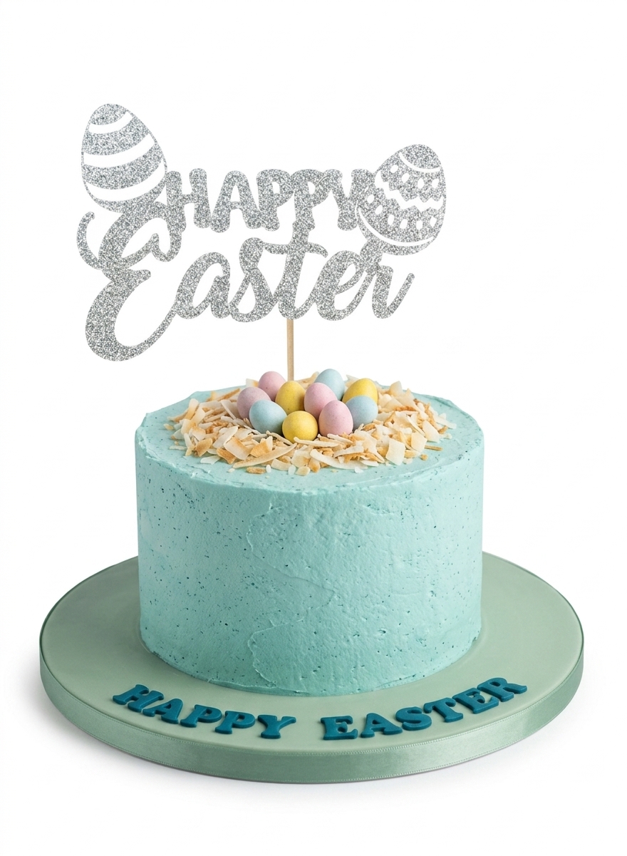 Happy Easter Cake with Mini Eggs