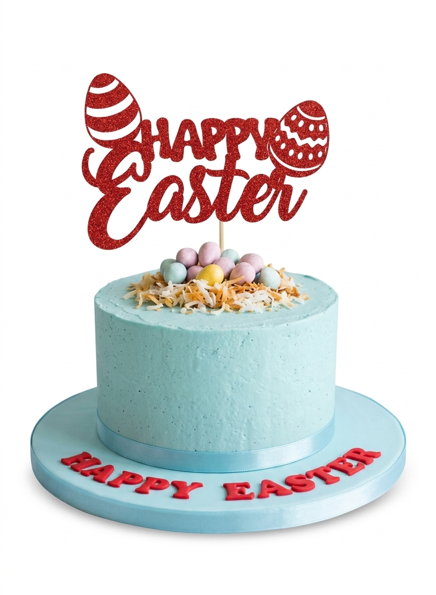 Happy Easter Cake with Mini Eggs