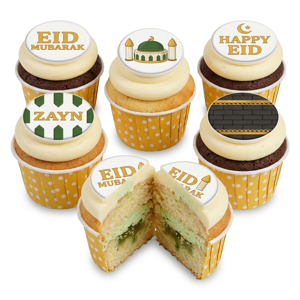 Eid Mubarak Cupcakes | Personalised Eid Celebration