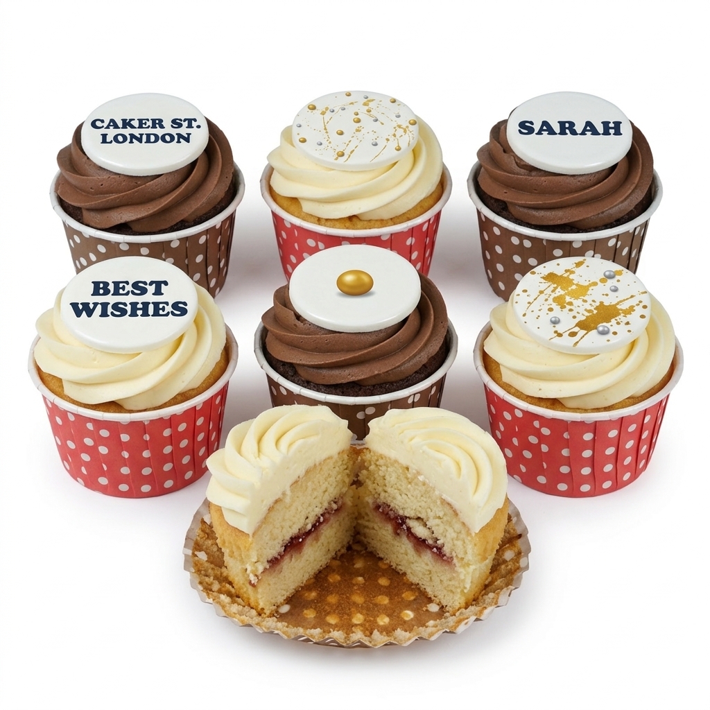 Personalised Celebration Cupcakes