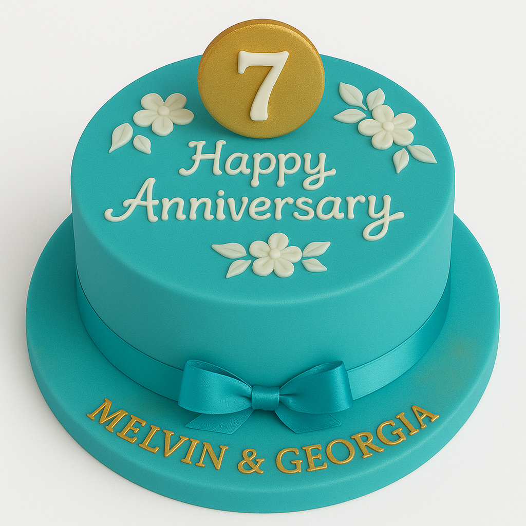 Elegant Anniversary Cake 