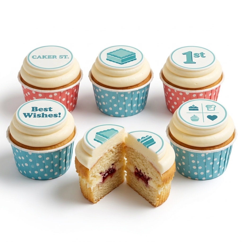 1st Birthday Celebration Cupcakes