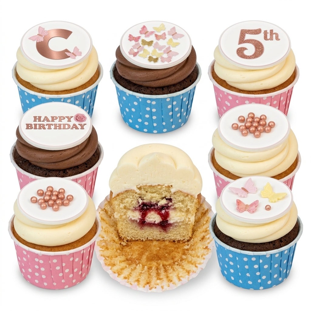 Butterfly Birthday Cupcakes