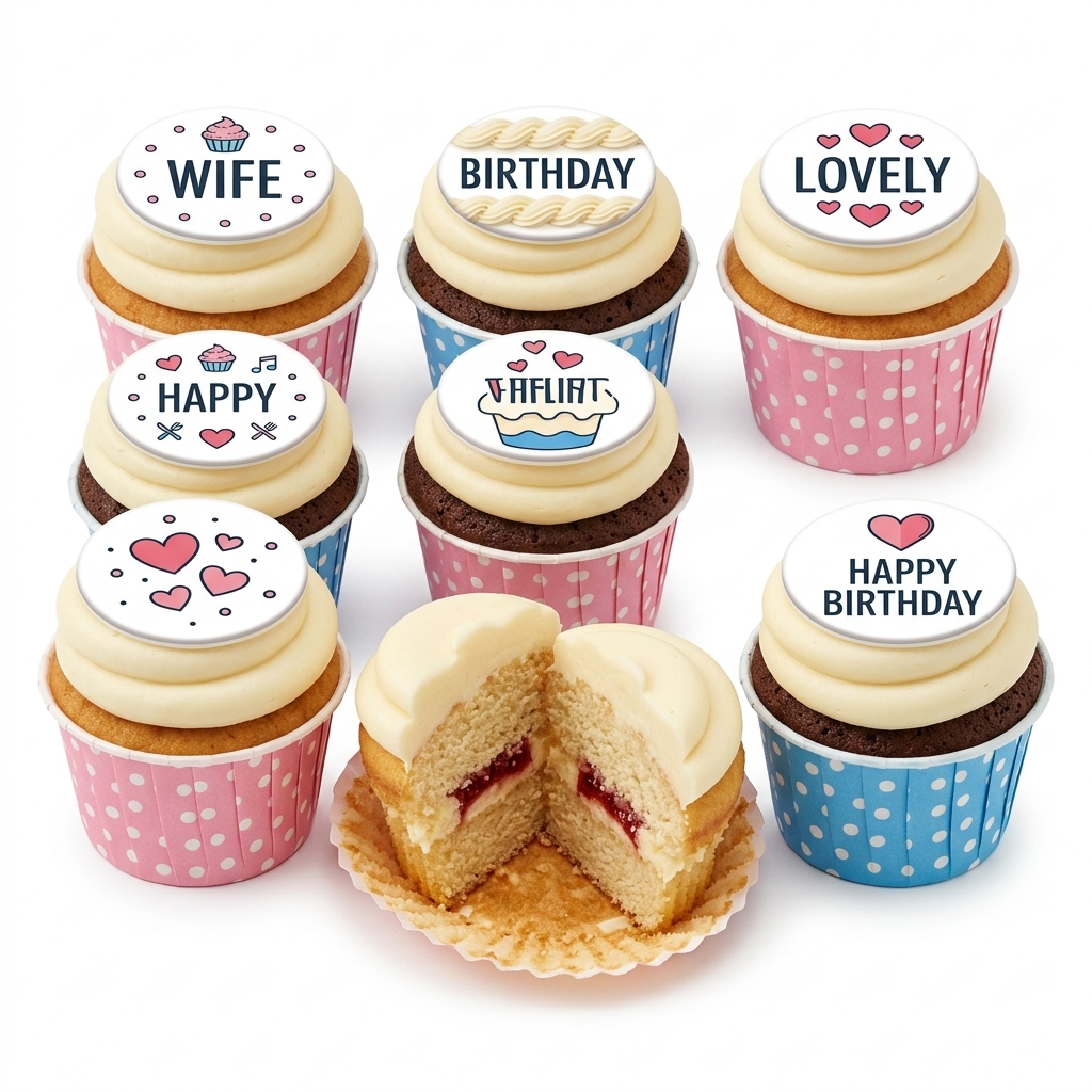 Lovely Birthday Cupcakes for Her