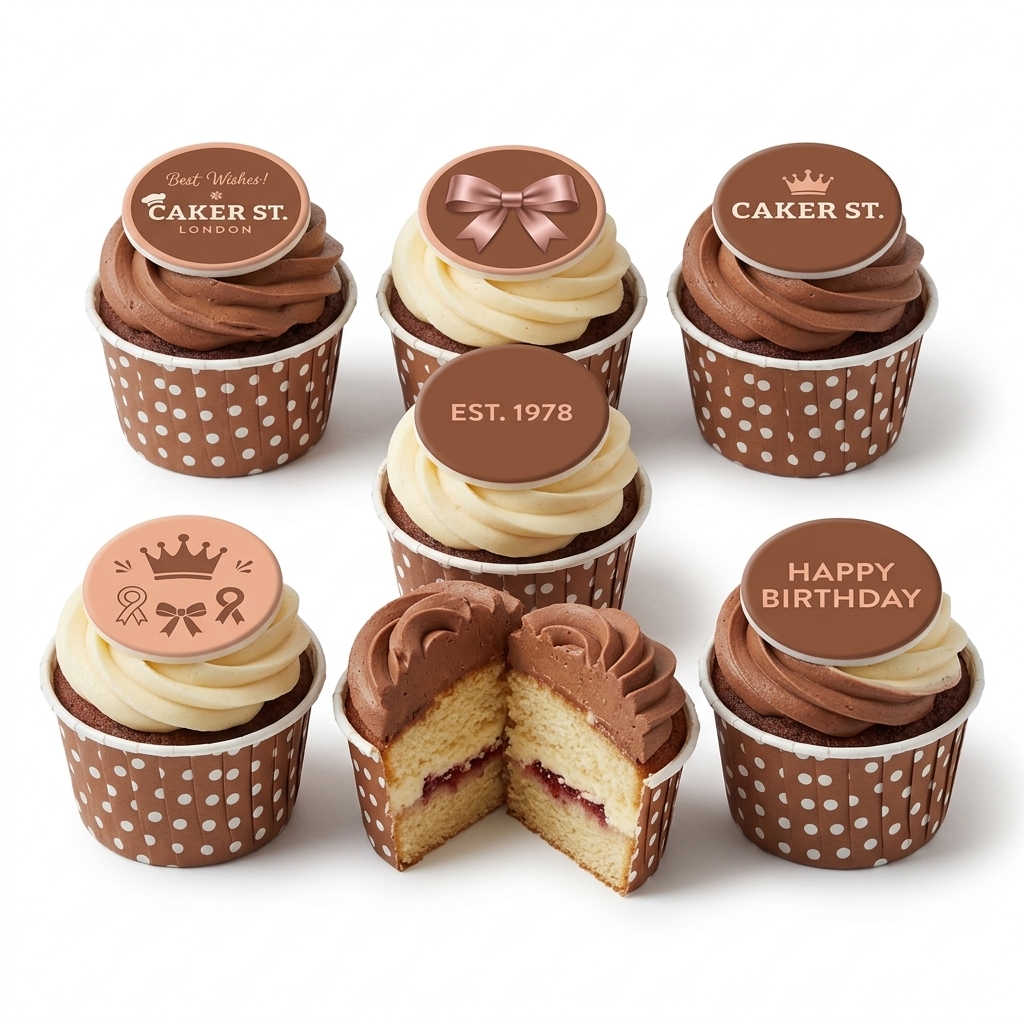Elegant Birthday Cupcakes for Her