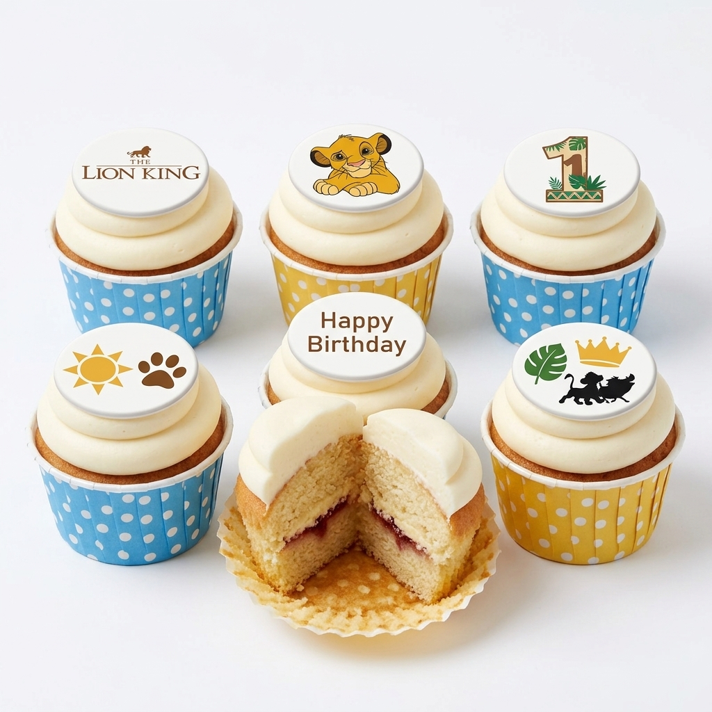 The Lion King Birthday Cupcakes