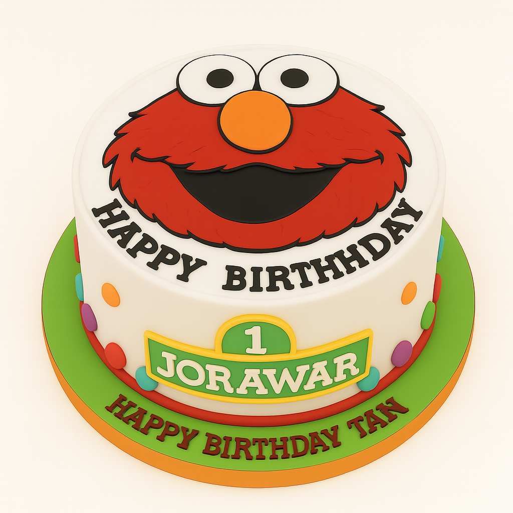 Elmo Cake