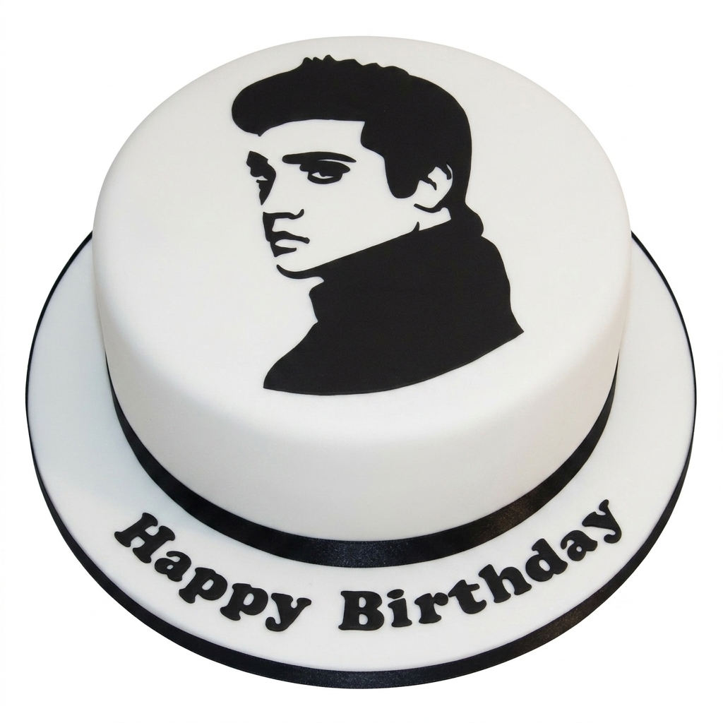 Elvis Presley Birthday Cake