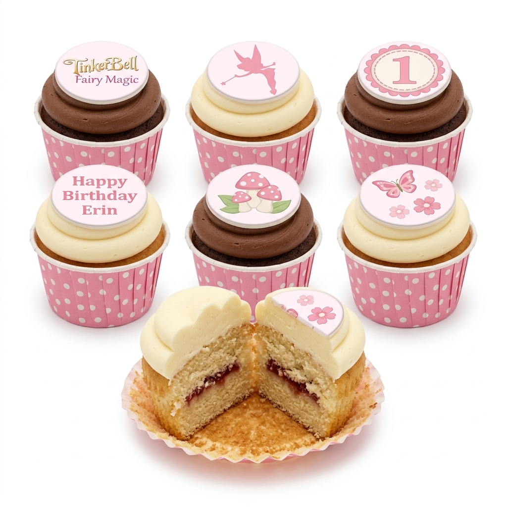 TinkerBell Fairy Magic Birthday Cupcakes