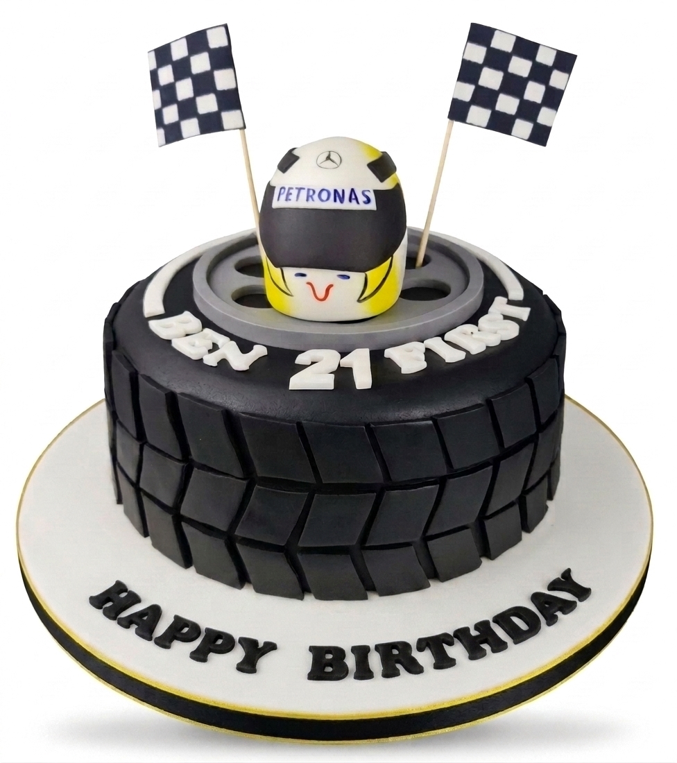 Formula 1 Racing Car Birthday Cake