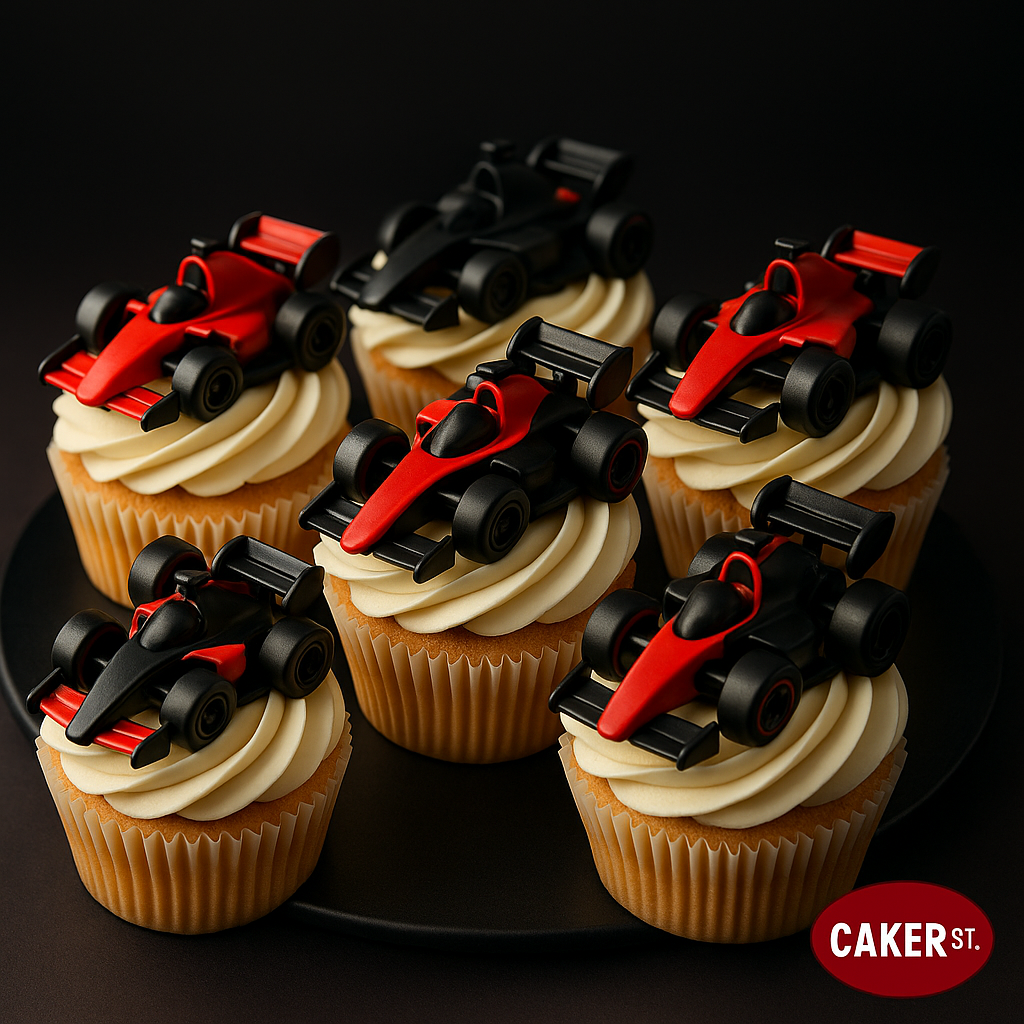 F1 Car Cupcakes