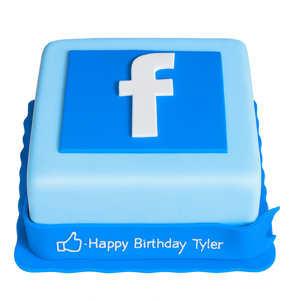 Facebook Theme Cake