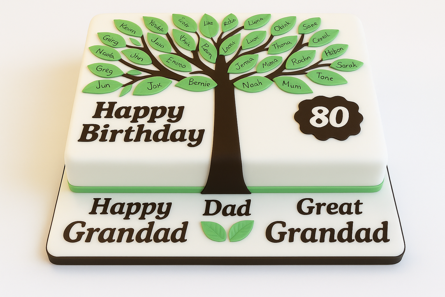 Family Tree Birthday Cake