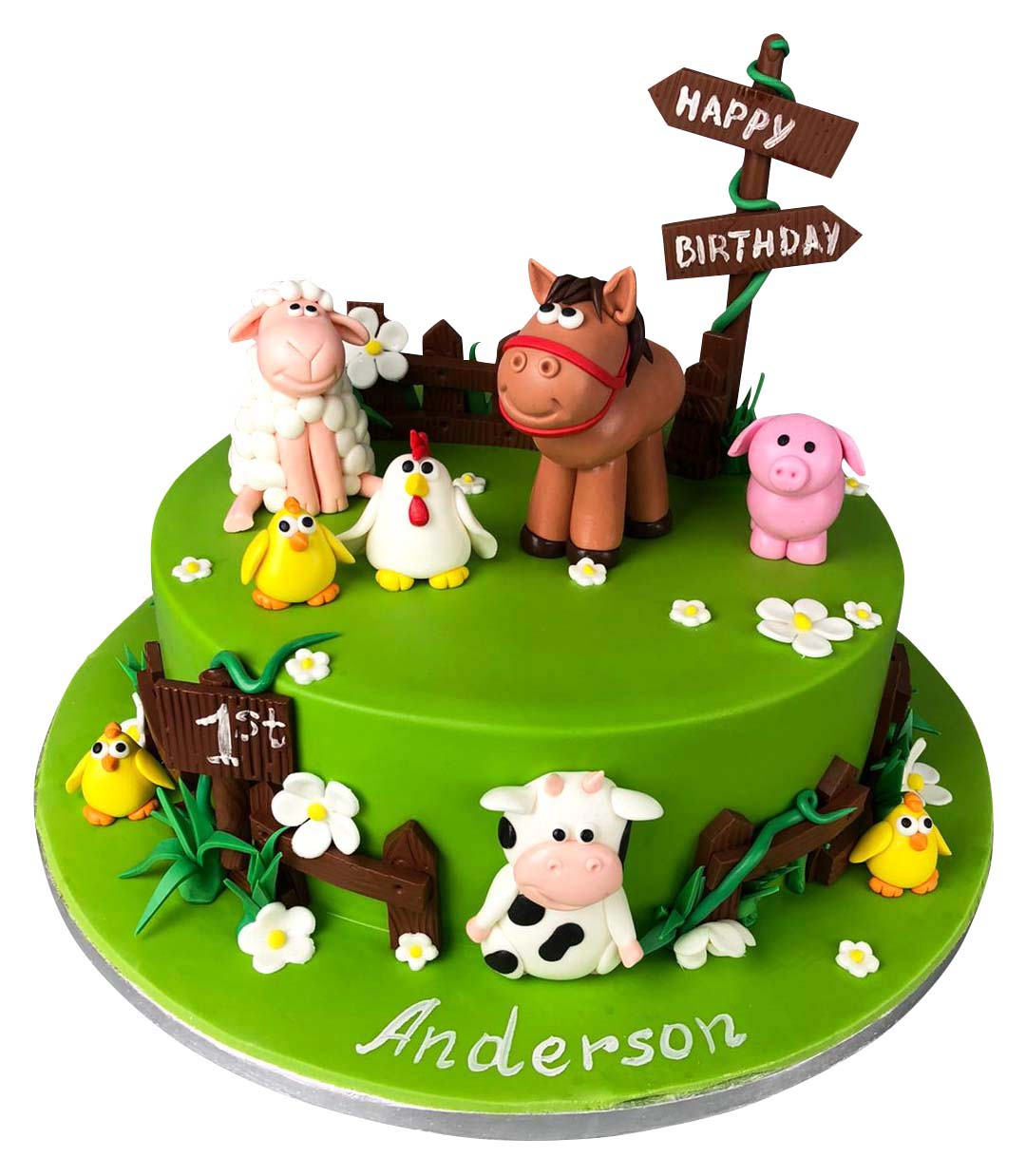 Farm Animal Cake