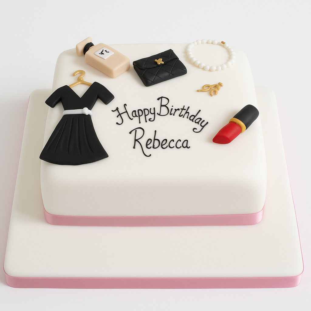 Fashion Birthday Cake For Girls