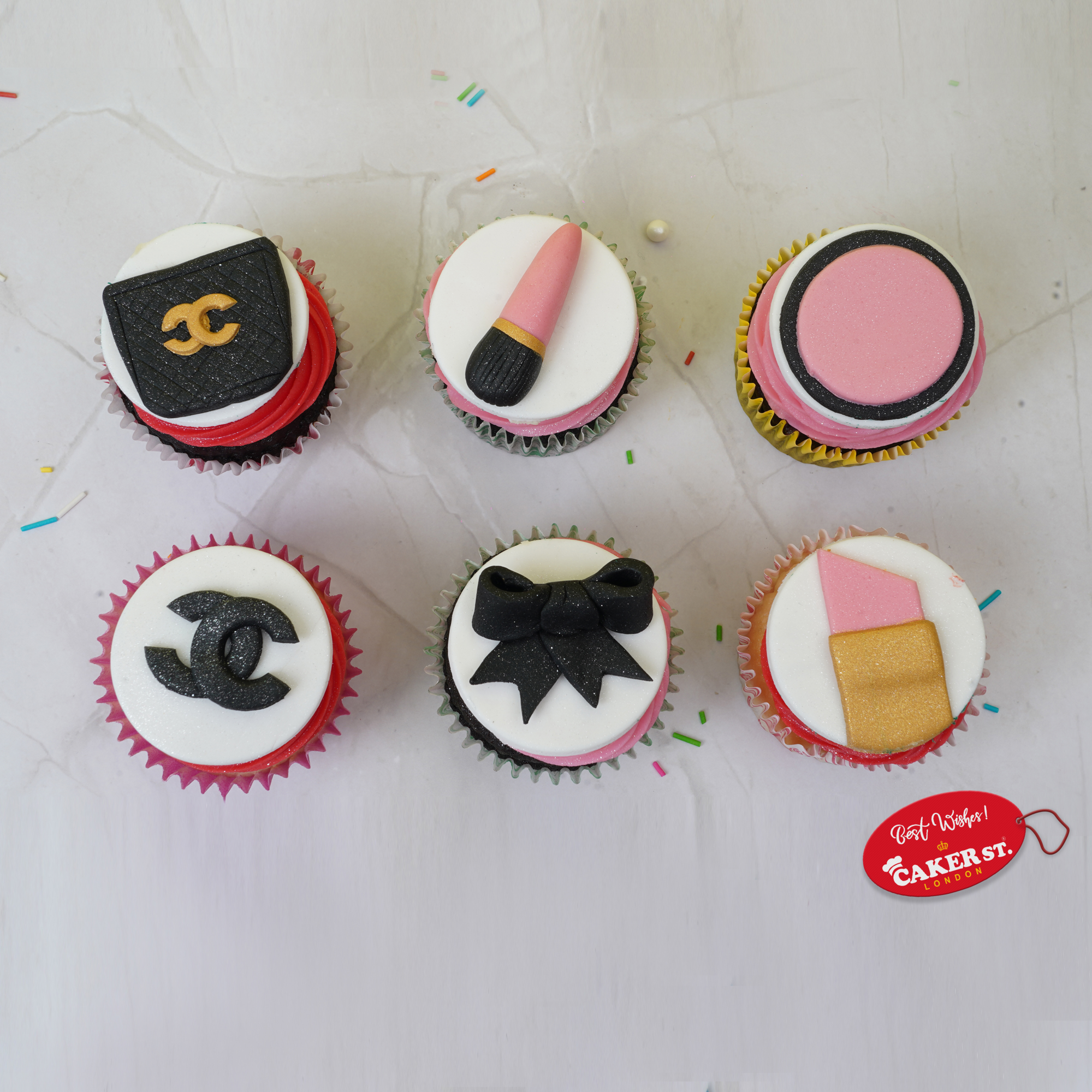 Fashion Girls Chanel Cupcakes