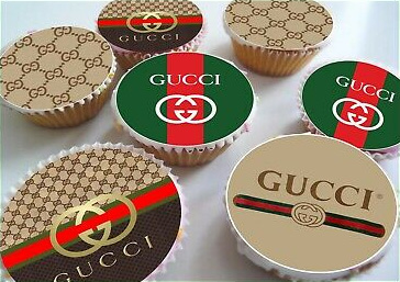 Fashion Theme Gucci Cupcakes - Pack of 6