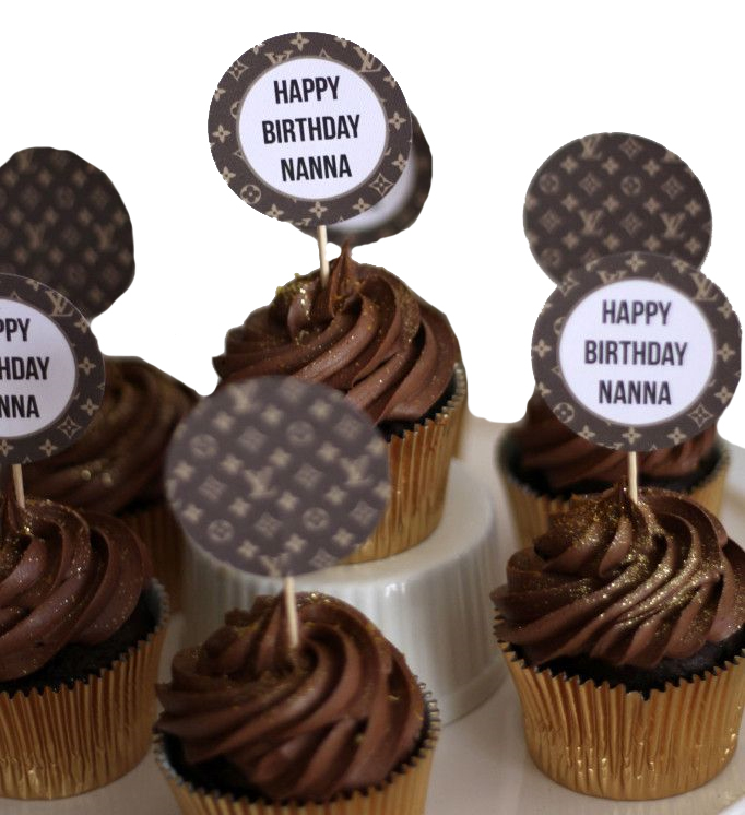 Fashion Theme Lv Cupcakes Fashion Theme Lv Cupcakes