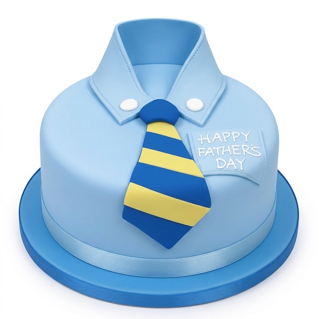 Father's Day Shirt and Tie Cake