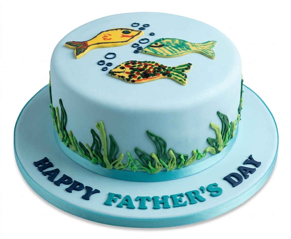 Under the Sea Father's Day Cake
