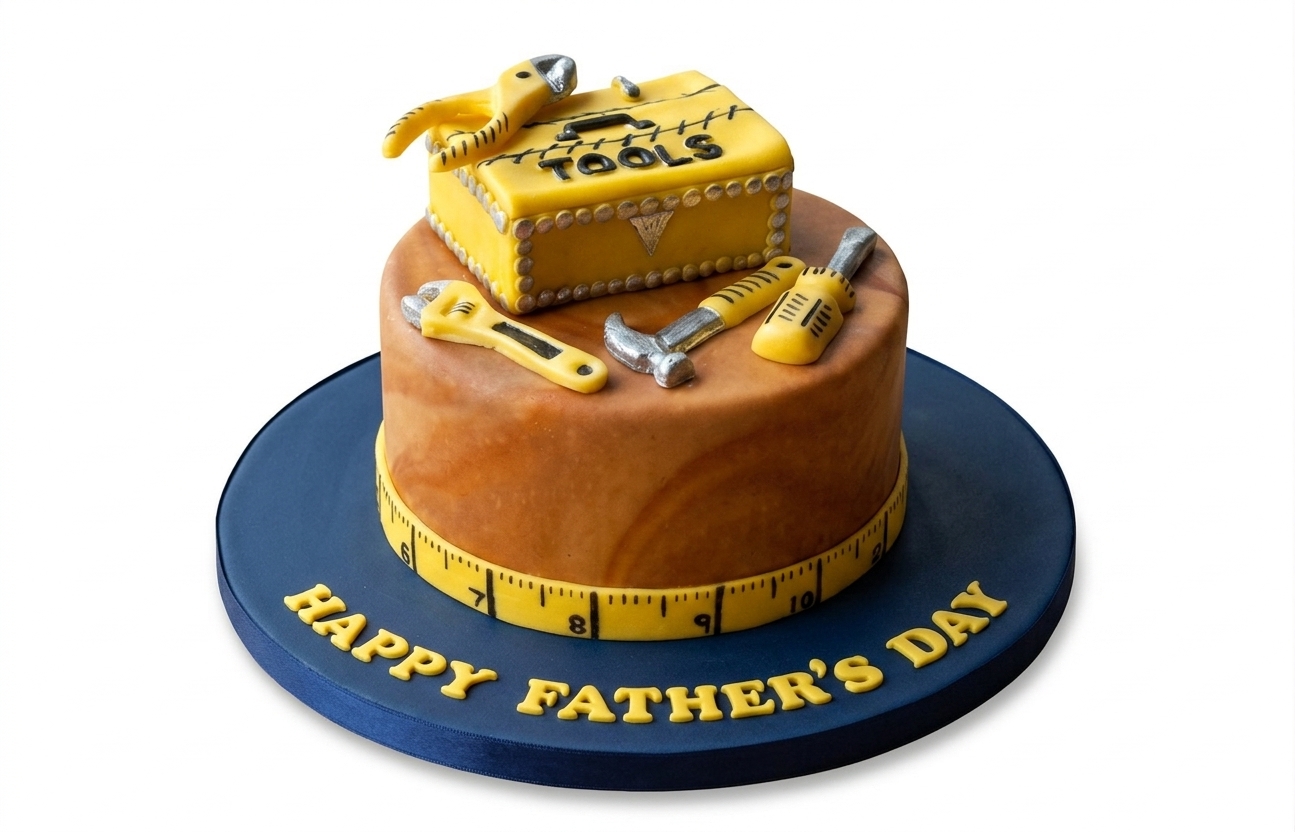 DIY Toolbox Father's Day Cake
