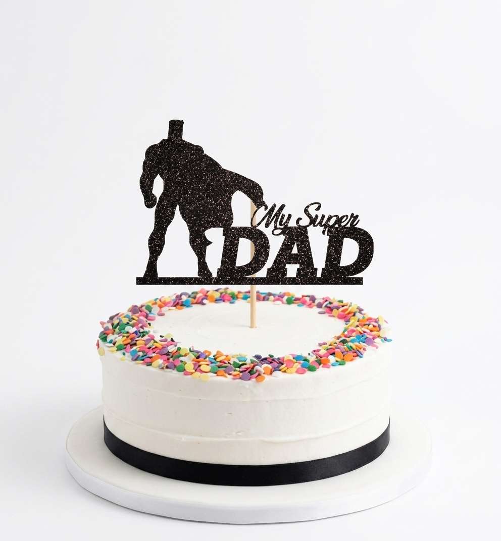 Superhero Dad Birthday Cake