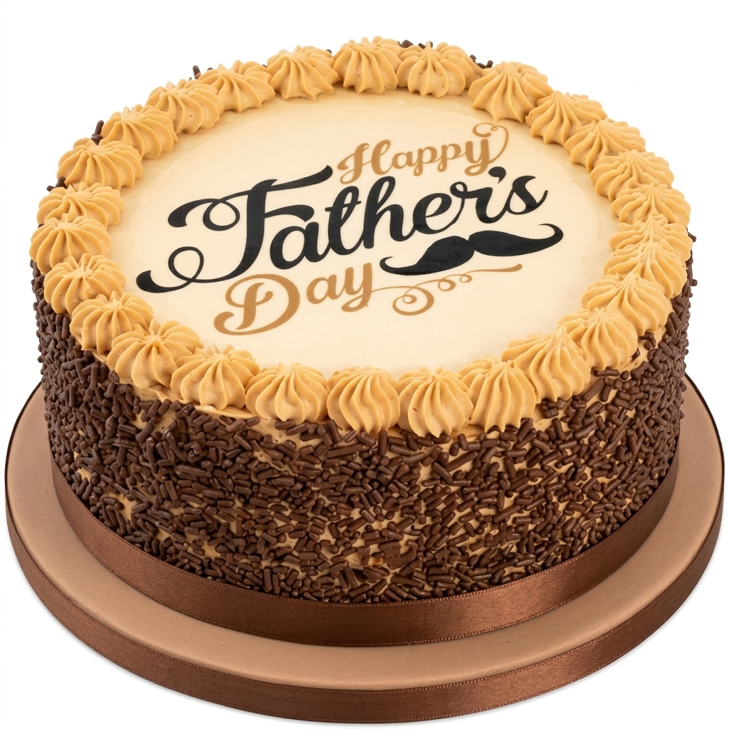 Happy Father's Day Celebration Cake