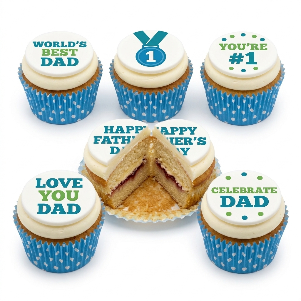 Father's Day Cupcakes | World's Best Dad Collection