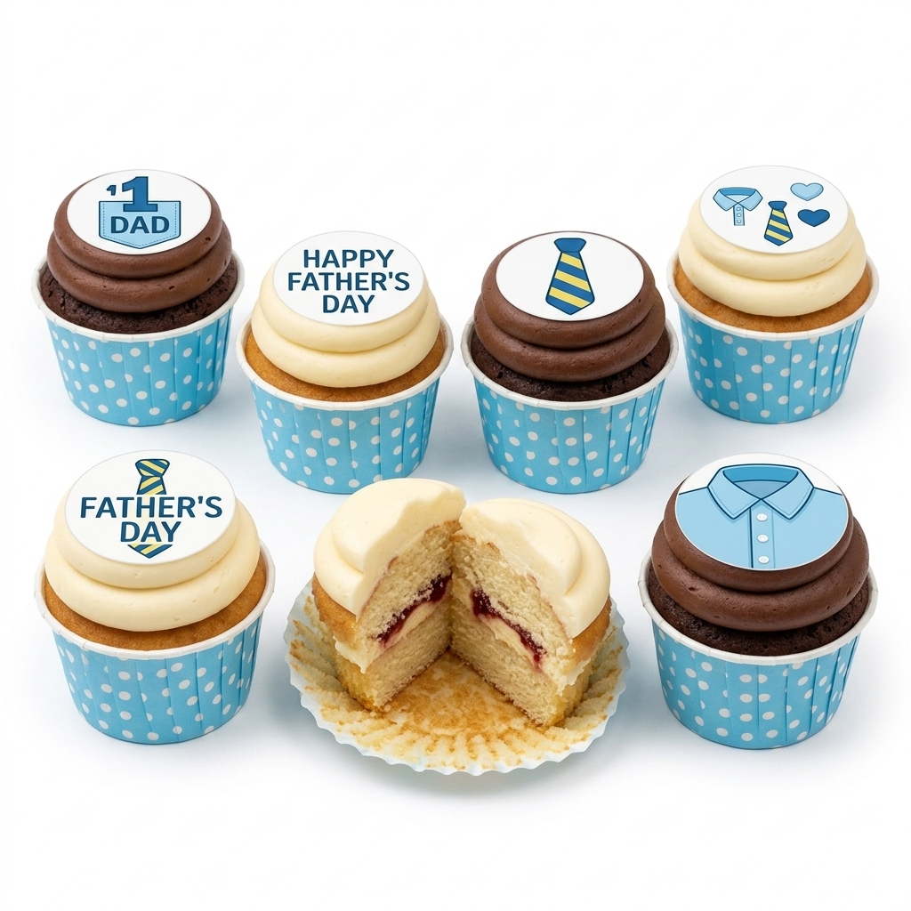 Happy Father's Day Cupcakes