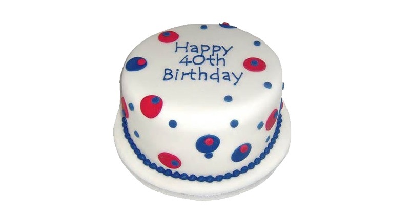 40 Th Birthday Cake For Him