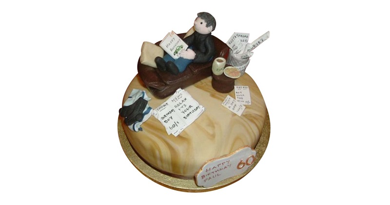 60th mens fishing cake 60th mens fishing cake