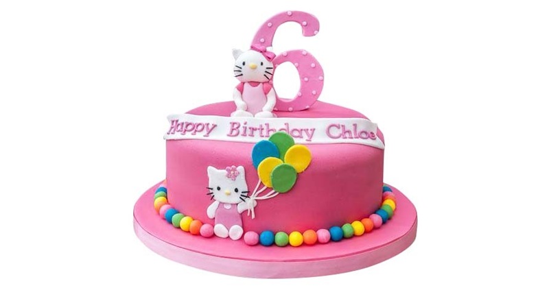 6th birthday sales cake for girl