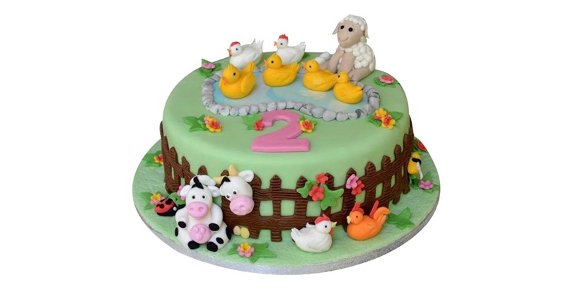 Animals Theme Birthday Cakes
