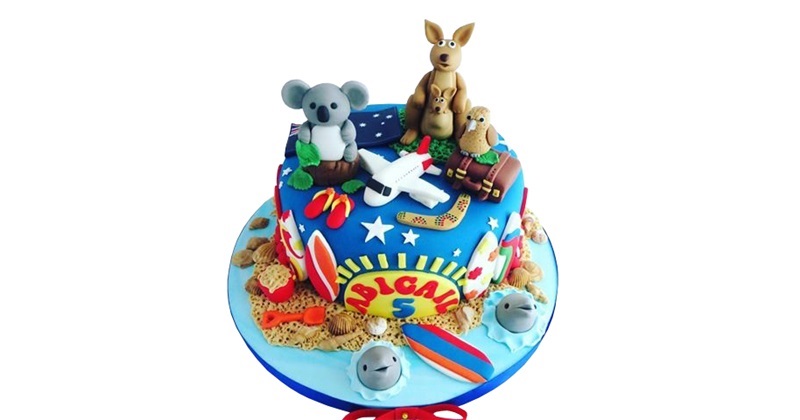 Australian themed cake