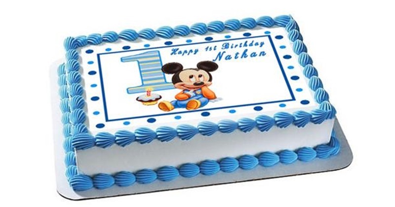 Baby Mickey Mouse Cake