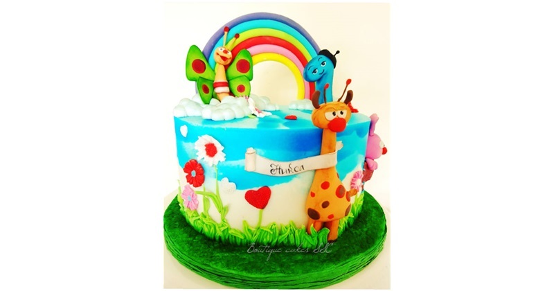 Baby TV cake
